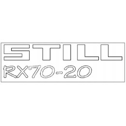Sticker still rx70 20 et 000543 left