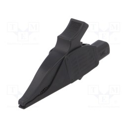 1 pcs x STu00c4UBLI - 66.9561-21 - Crocodile clip, 19A, black, Grip capac: max.39.5mm