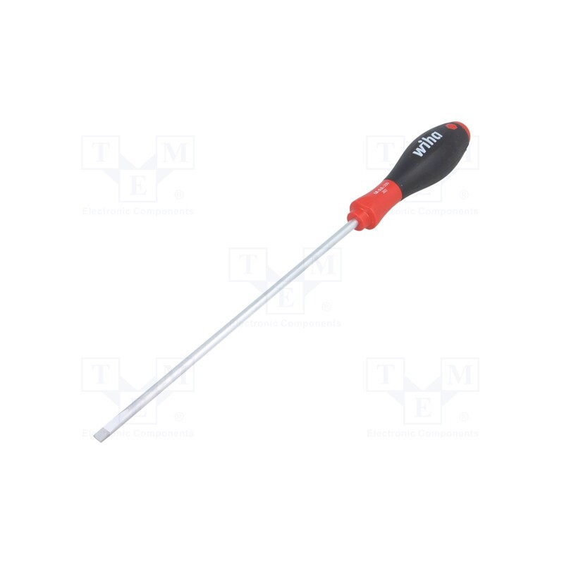 1 pcs x WIHA - 701 - Screwdriver, slot, 5,5x1,0mm, SoftFinish®, Blade length: 200mm