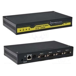 1 pcs x BRAINBOXES - ES-701 - Serial device server, Number of ports: 5, 5÷30VDC, screw type