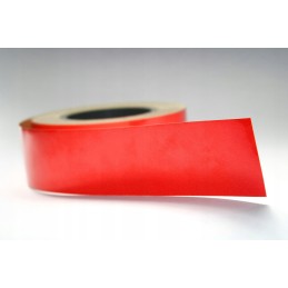 Reflective self-adhesive tape, red, 10 cm