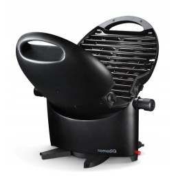 Portable, foldable tourist gas grill for a nomadiq cartridge and cylinder