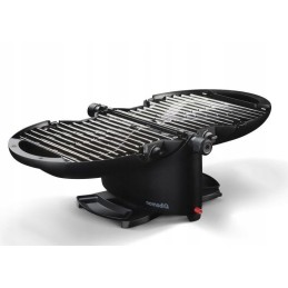 Portable, foldable tourist gas grill for a nomadiq cartridge and cylinder