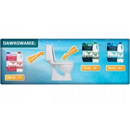 Campi red tourist toilet flush fluid 2l