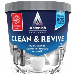 Astonish for cleaning deposits in kettles, thermoses and mugs