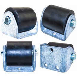 Roll stop bumper, bumper, 1 horizontal roller