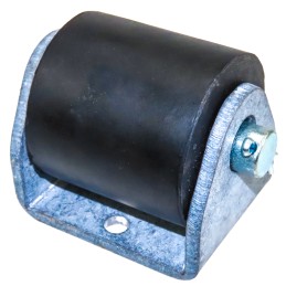 Roll stop bumper, bumper, 1 horizontal roller