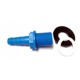 Water spigot connector, 10mm bushing, tip