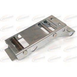 Curtain tarpaulin tensioner with galvanized lock