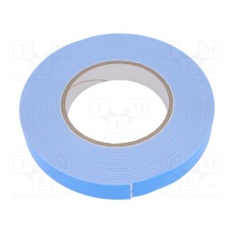 1 rol x ANTICOR - POLYTEX 560 - Tape: fixing, W: 19mm, L: 10m, white, Tape material: PE foam