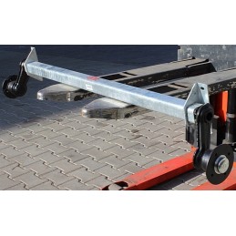 Unbraked trailer axle Knott VG7 1130mm