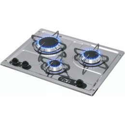 Built-in gas stove with 3 burners