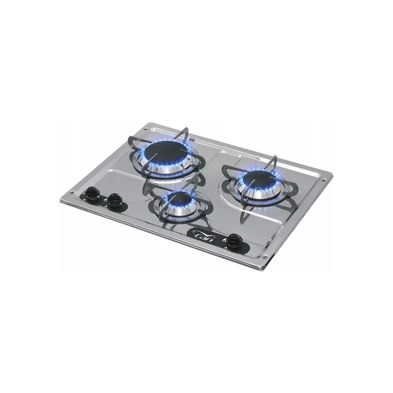 Built-in gas stove with 3 burners