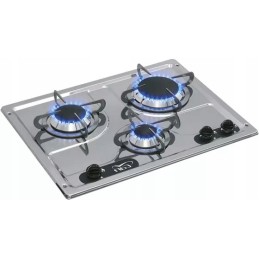 Built-in gas stove with 3 burners
