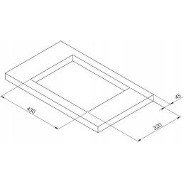 Built-in gas stove with 3 burners