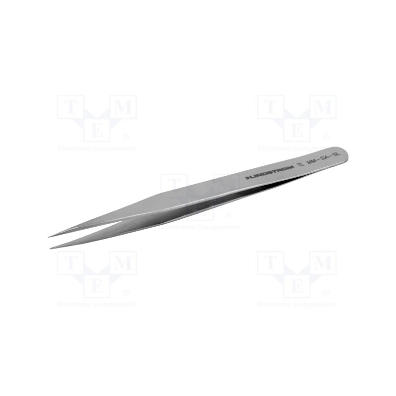 1 pcs x LINDSTRu00d6M - TL MM-SA-SL - Tweezers, 130mm, Blade tip shape: sharp, non-magnetic