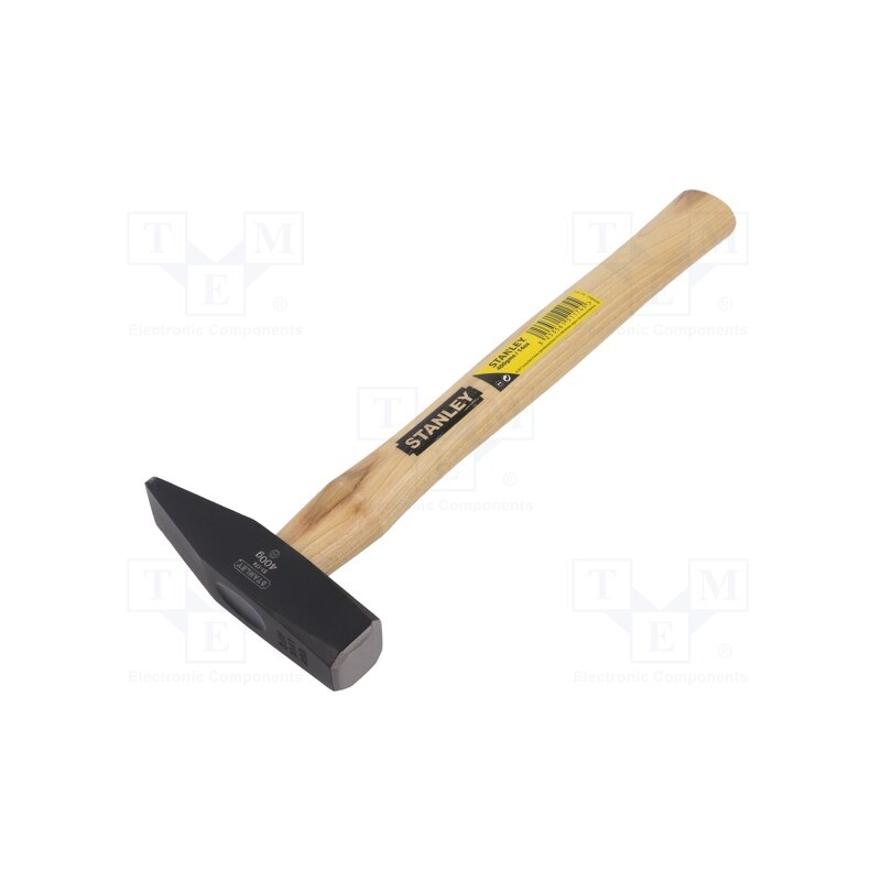1 pcs x STANLEY - 1-51-174 - Hammer, 400g, 25mm, carbon steel, wood (ash)