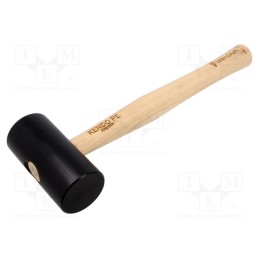 1 pcs x LeanCraft - KENDO-PE-50-B - Hammer, 220g, 50mm, round, polyurethane, wood (ash), KENDO