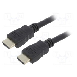1 pcs x GEMBIRD - CC-HDMI4-7.5M - Cable, HDMI 1.4, HDMI plug,both sides, PVC, 7.5m, black, 28AWG