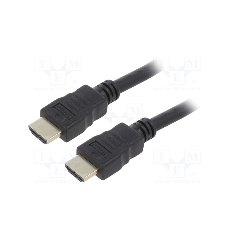 1 pcs x GEMBIRD - CC-HDMI4-7.5M - Cable, HDMI 1.4, HDMI plug,both sides, PVC, 7.5m, black, 28AWG