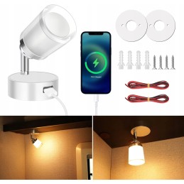 Suparee lamp 2 pieces 12 volt boat camper lighting with USB