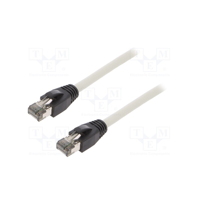 1 pcs x LOGILINK - CQ8032S - Patch cord, S/FTP, Cat 8.1, stranded, Cu, LSZH, grey, 1m, 26AWG