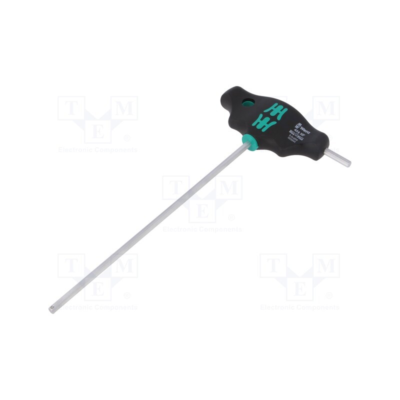 1 pcs x WERA - 5023344001 - Screwdriver, hex key, HEX 5mm, with holding function, 400