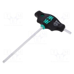 1 pcs x WERA - 5023347001 - Screwdriver, hex key, HEX 6mm, with holding function, 400