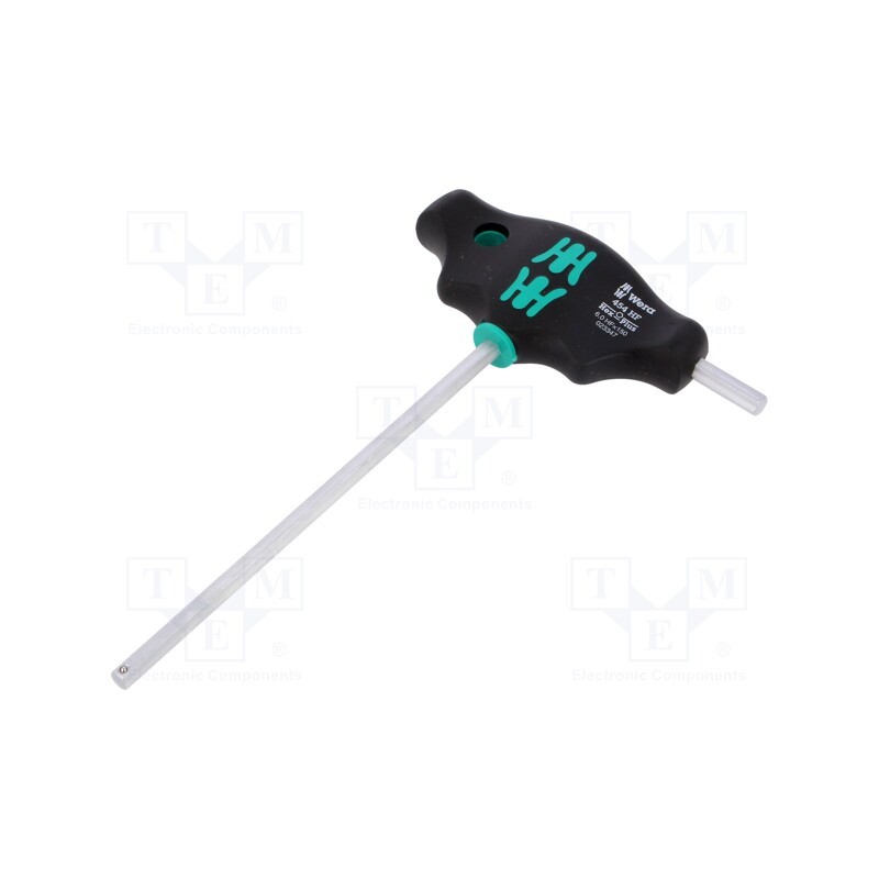 1 pcs x WERA - 5023347001 - Screwdriver, hex key, HEX 6mm, with holding function, 400