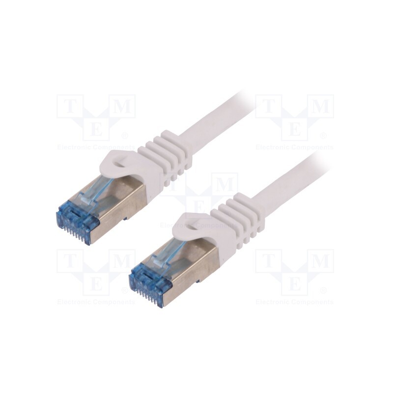 1 pcs x LOGILINK - CQ4021S - Patch cord, S/FTP, 6a, stranded, Cu, LSZH, white, 500mm, 26AWG