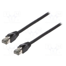 1 pcs x LOGILINK - CQ8093S - Patch cord, S/FTP, Cat 8.1, stranded, Cu, LSZH, black, 10m, 26AWG
