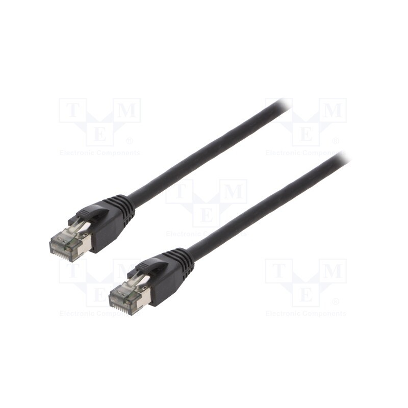 1 pcs x LOGILINK - CQ8093S - Patch cord, S/FTP, Cat 8.1, stranded, Cu, LSZH, black, 10m, 26AWG
