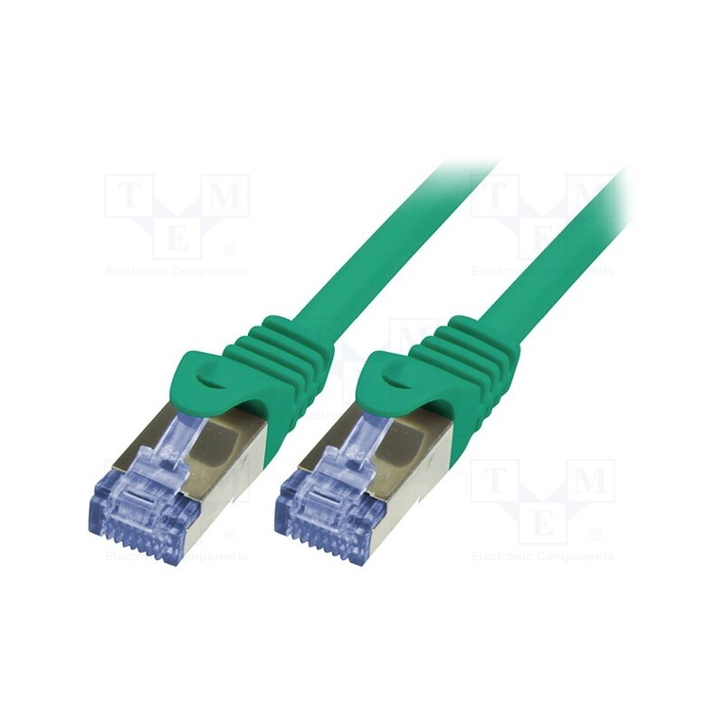 1 pcs x LOGILINK - CQ3095S - Patch cord, S/FTP, 6a, stranded, Cu, LSZH, green, 10m, 26AWG