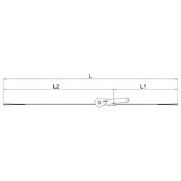 Lashing belt with tensioner 2t 6 5m robur 8182