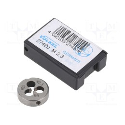 1 pcs x Vu00d6LKEL - 27420 - Threading die, high speed steel stal szybkotnąca HSS, M2,3, 0.4