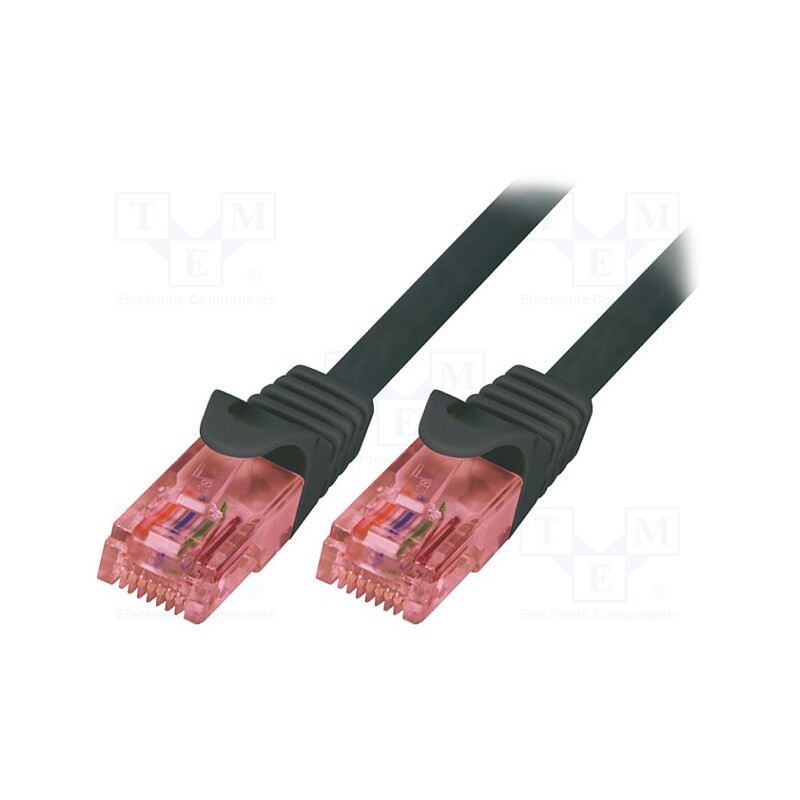 1 pcs x LOGILINK - CQ2073U - Patch cord, U/UTP, 6, stranded, Cu, LSZH, black, 5m, 26AWG