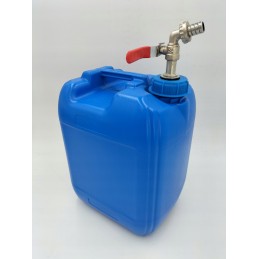 Banka canister, water container with tap, 10l, blue