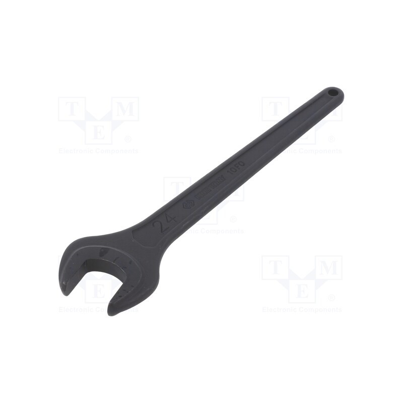 1 pcs x KING TONY - 10F0-24P - Wrench, single sided,spanner, 24mm, Chrom-vanadium steel
