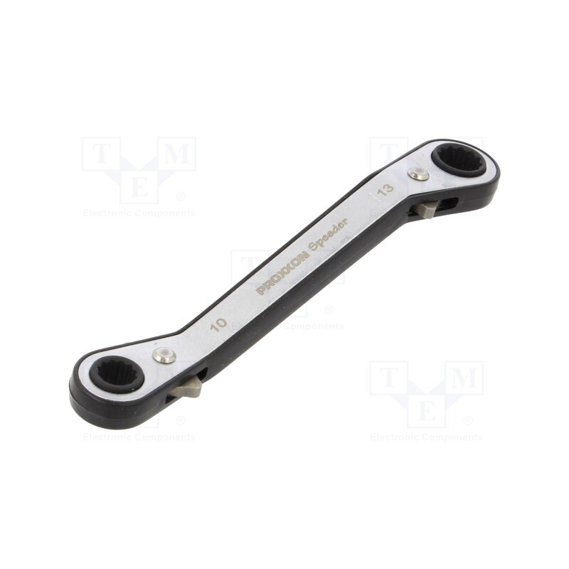 1 pcs x PROXXON - 23207 - Wrench, box,with ratchet, 10mm,13mm, Speeder