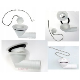 Water drain from the shower basin to the yacht's boat