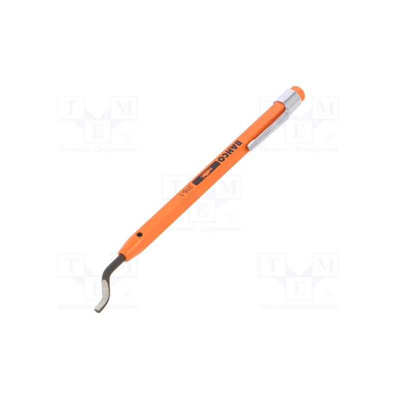1 pcs x BAHCO - 316-1 - Pen reamer, 143mm, aluminium, Material: high speed steel