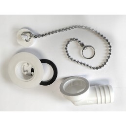 Water drain, sink, shower tray, washbasin, hole 30, pipe 25