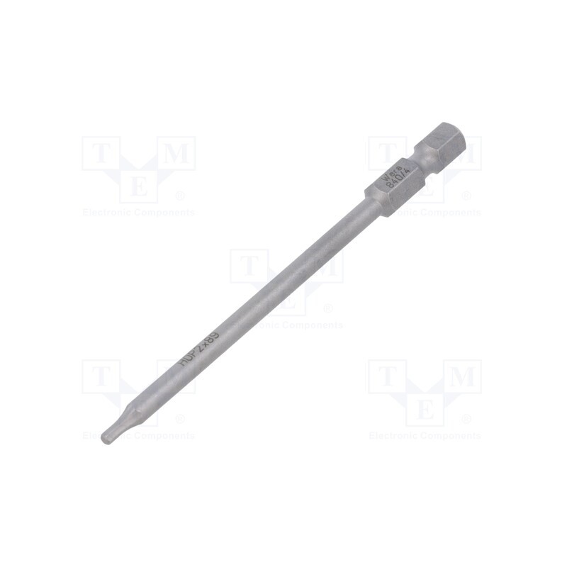 1 pcs x WERA - 5059628001 - Screwdriver bit, hex key, HEX 2mm, Overall len: 89mm