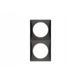 Matte anthracite double frame Integro Flow 918262