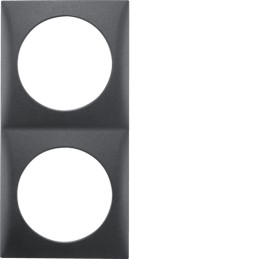 Matte anthracite double frame Integro Flow 918262