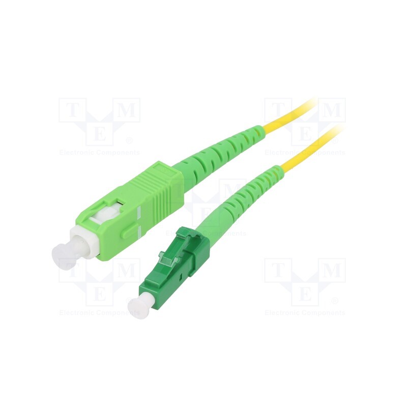 1 pcs x LOGILINK - FPSLS15 - Fiber patch cord, OS2, LC/APC,SC/APC, 15m, Optical fiber: 9/125um