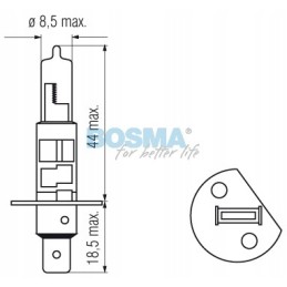 Bosma bulb 48v h3 45w 5947