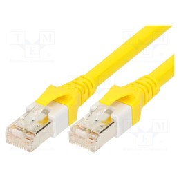1 pcs x HARTING - 9474747007 - Patch cord, SF/UTP, 5e, stranded, Cu, LSZH,PUR, yellow, 0.8m, 26AWG