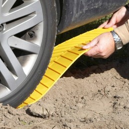 Anti-slip strips 74x22cm gray, set of 2 pcs