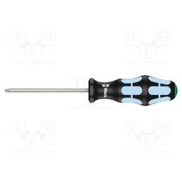1 pcs x WERA - 5032055001 - Screwdriver, Torx®, TX25, Blade length: 100mm, Overall len: 205mm
